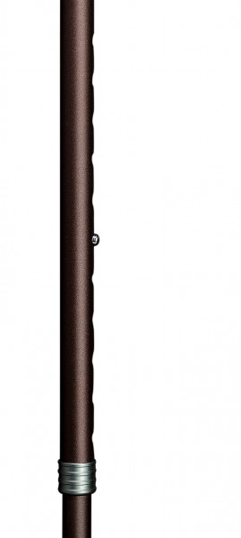 Stock Fachmann Gehstock Silikon Ergonomic Derby Bronze Günstiger Verkauf