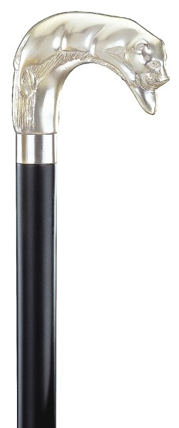 Stock Fachmann Gehstock Winkelstock Schlafender Leopard