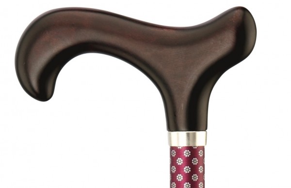 Stock Fachmann Gehstock höhenverstellbar Flower Print im Angebot