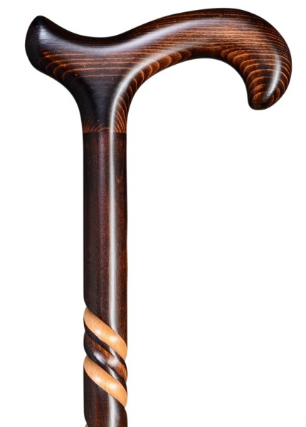 Stock Fachmann Gehstock Spiral Derby Ombre