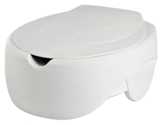 Stock Fachmann Toilettensitzerhöher Soft mit Deckel