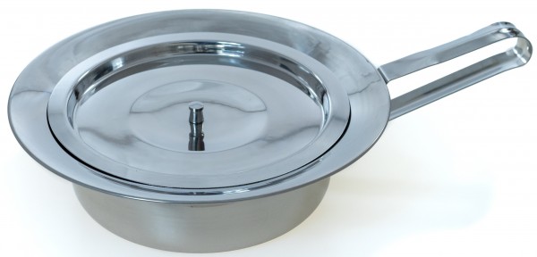 Stock Fachmann Steckbecken aus Edelstahl 30 cm Fabrikladen