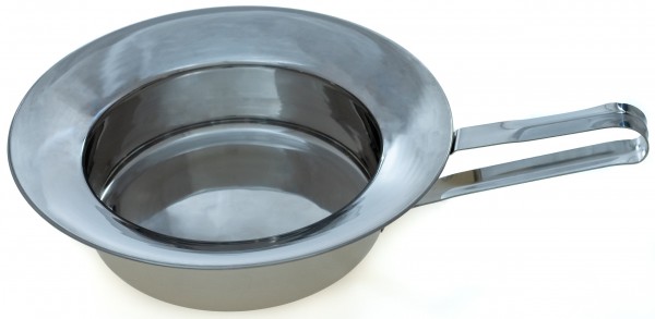 Stock Fachmann Steckbecken aus Edelstahl 30 cm Fabrikladen