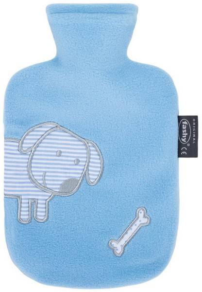Stock Fachmann fashy® Kinder Wärmflasche 0,8 l hellblau