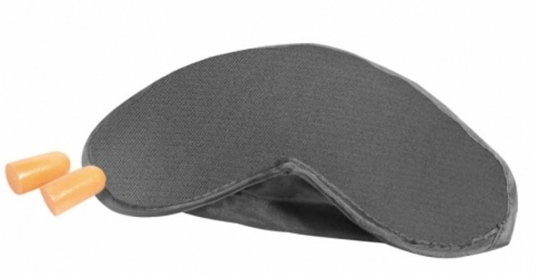 Stock Fachmann TravelSky Schlafmaske und Ohrenstöpsel grau Meist gekauft