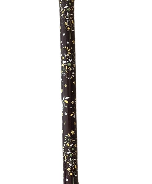 Stock Fachmann Gehstock Derbygriff höhenverstellbar Ranke im Angebot