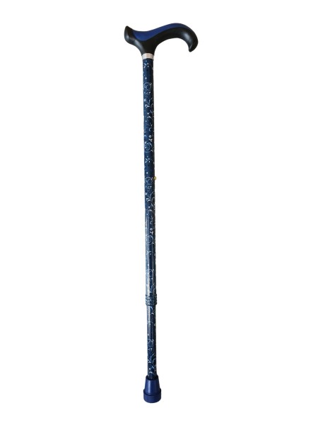 Stock Fachmann Gehstock Derbygriff höhenverstellbar Blue Vine Online Outlet