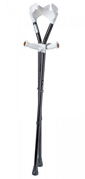 Stock Fachmann Unterarmgehhilfe Goliat bis 325 kg - 3XL mit anatom. Handgriff Sonderangebot der Fabrik