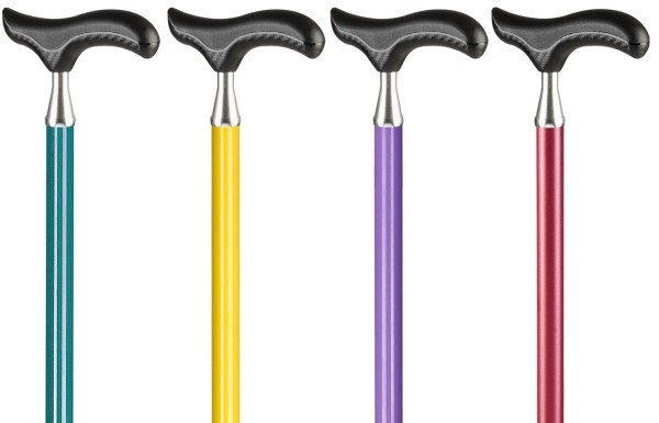 Stock Fachmann Gehstock Derbygriff höhenverstellbar Carbonoptik Soft Kostenloser Versand international