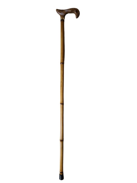 Stock Fachmann Gehstock Derbygriff Bambus Toffee Fabrikladen