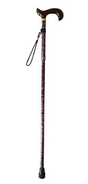 Stock Fachmann Faltstock Derbygriff Buche Floral Schlussverkauf