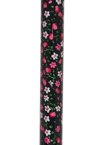 Stock Fachmann Gehstock Derbygriff Buche höhenverstellbar Floral Günstiger Verkauf