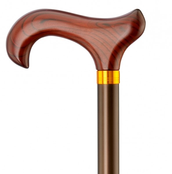 Stock Fachmann Gehstock Leichtmetall Derby Bronze Große Rabatte