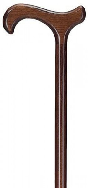 Stock Fachmann Gehstock Derbygriff braun Buchenholz Kostenlose Rückgabe