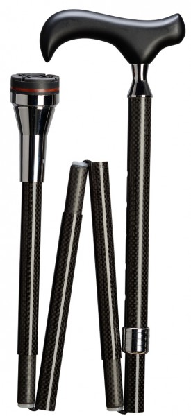 Stock Fachmann Gehstock Physio Faltstock Carbon Letzter Tag