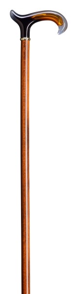 Stock Fachmann Gehstock Acrylderby Bernstein