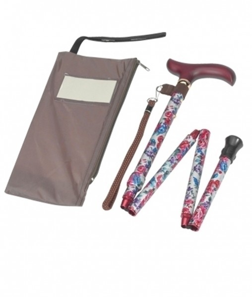 Stock Fachmann Handtaschen - Reisestock mit rotem Blumendesign Neueste Stile