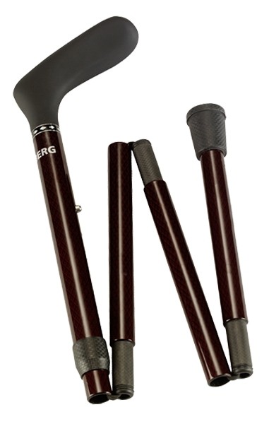 Stock Fachmann Carbon Faltstock 100 kg - Raute bordeaux glänzend Clearance-Verkauf